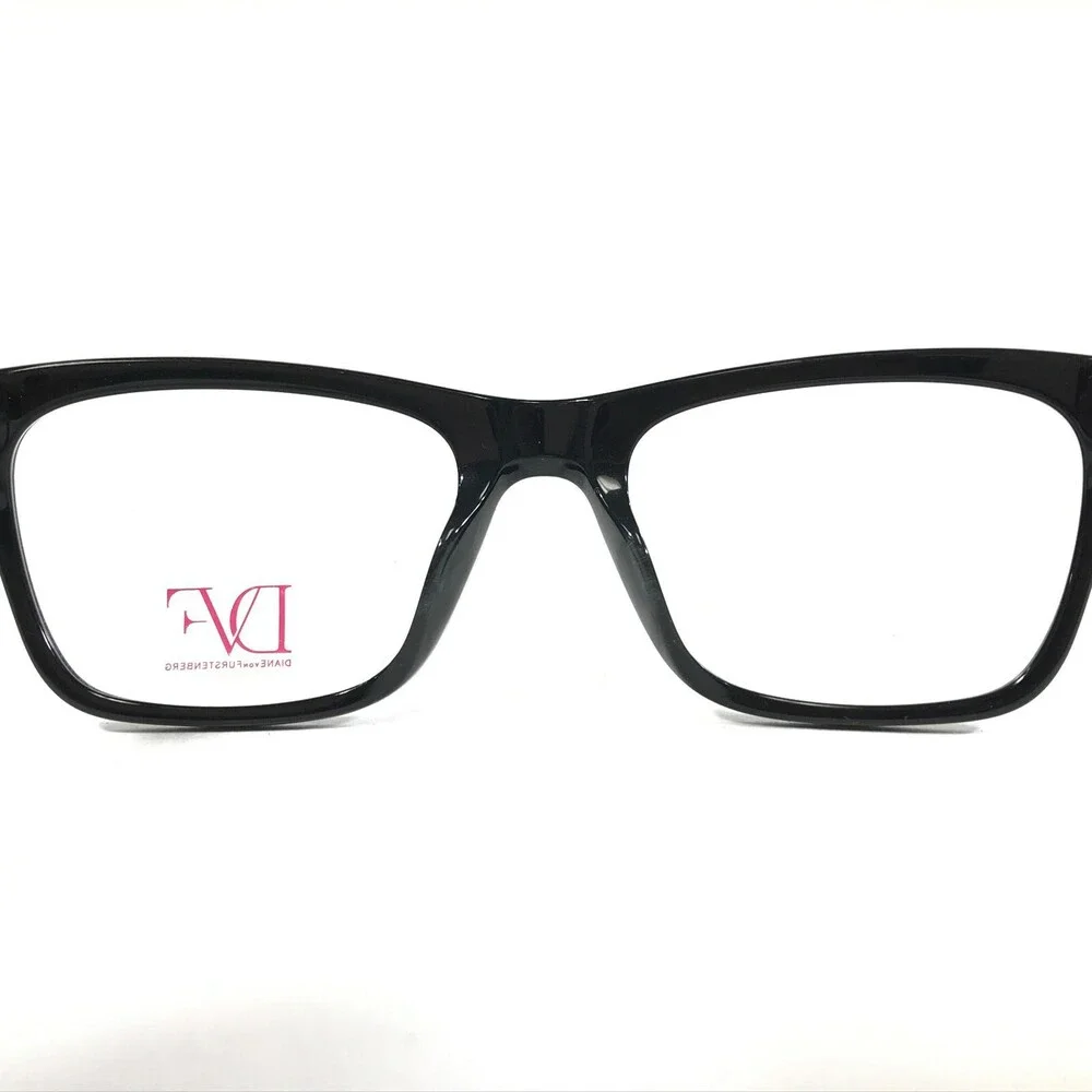 Diane von Furstenberg Eyeglasses Frames DVF5089 001 Black Red Green 51-18-135